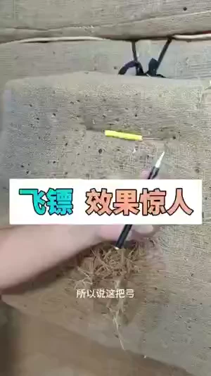 飞镖箭穿透展示